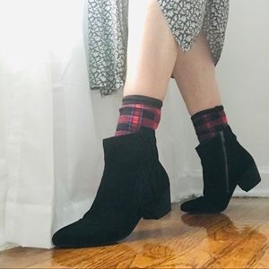 Seychelles Weekender | Black Suede Fringe Booties